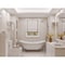 Anzzi Belissima 69.29 in Double Slipper Acrylic Claw Foot Tub in White FT-CF130FAFT-CH - alternate 10